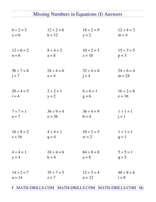 missing-numbers-in-equations-variables-division-i