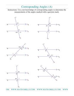 Geometry Worksheets