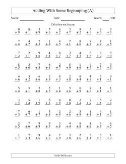 Math Worksheets  Dynamically Created Math Worksheets