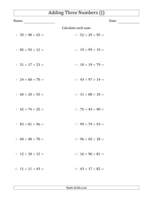 adding-three-numbers-horizontally-range-10-to-99-j