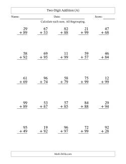 addition worksheets