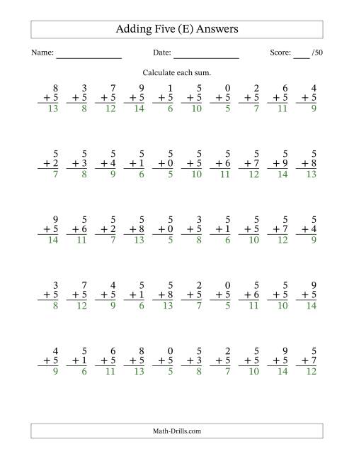 single-digit-addition-50-vertical-questions-adding-fives-e