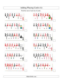 Adding 7 Playing Cards