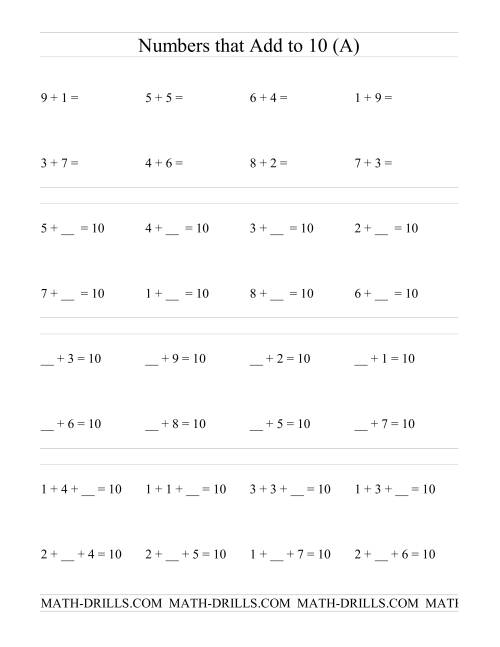 single-digit-addition-numbers-that-add-to-10-a