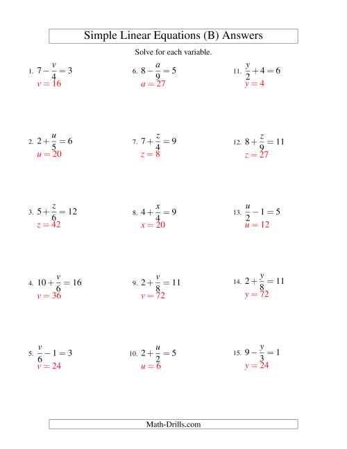 solve for x worksheet for 5th 10th grade lesson planet - solve for x on ...