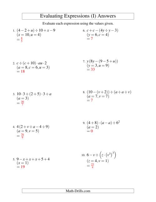 evaluating-five-step-algebraic-expressions-with-three-variables-i