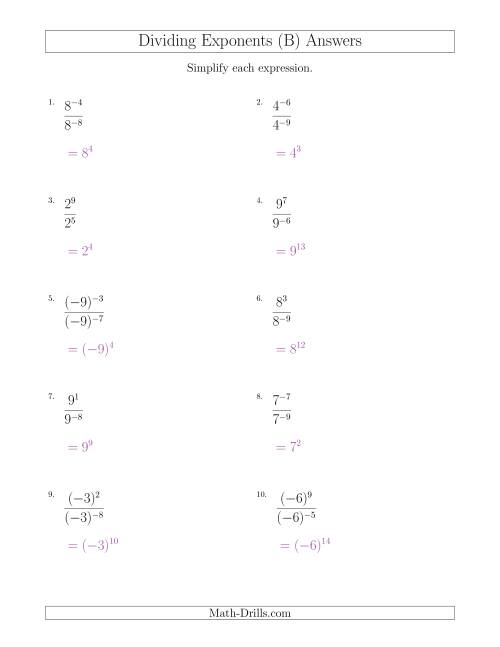 dividing-exponents-with-a-larger-or-equal-exponent-in-the-dividend