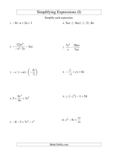 simplifying-algebraic-expressions-with-two-variables-and-four-terms-all-operations-i