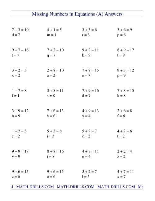 missing-numbers-in-equations-variables-addition-a