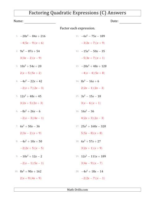 factoring-quadratic-expressions-with-positive-or-negative-a