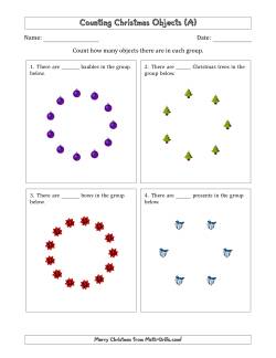 Counting Christmas Objects in Circular Arrangements