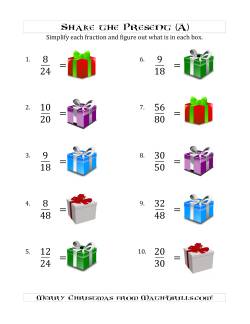 Shake the Present Simplified Fractions