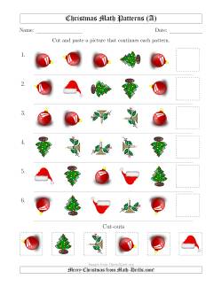 Christmas Picture Patterns with Shape and Rotation Attributes