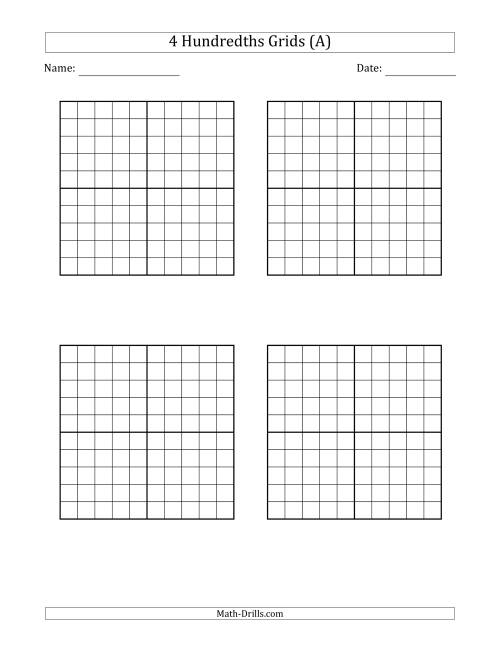 Hundredths Grid