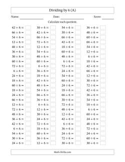 Division Worksheets