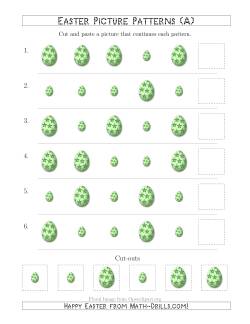 Easter Egg Picture Patterns with Size Attribute Only