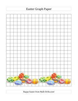 Centimeter Graph Paper for Easter