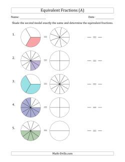 Equivalent Fractions Models