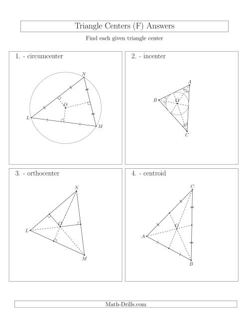 The Contructing Centers for Acute Triangles (F) Math Worksheet Page 2