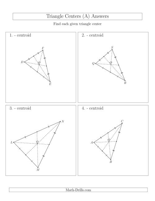 Contructing Centroids for Acute Triangles (All)
