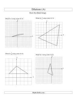 Dilations Using Center (0, 0)