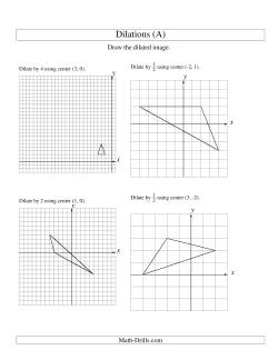 Dilations Using Various Centers