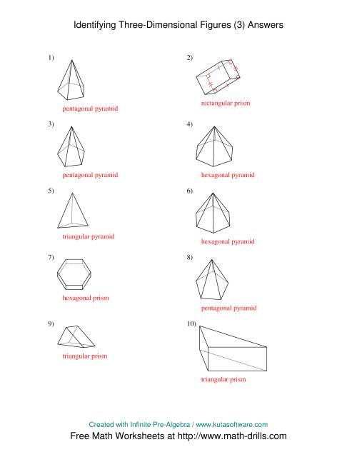 Identifying Prisms and Pyramids (C)