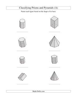 Classifying Prisms and Pyramids