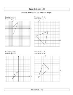 Two-Step Translation of 3 Vertices up to 6 Units