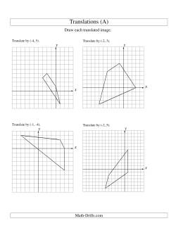 Translation of 4 Vertices up to 6 Units