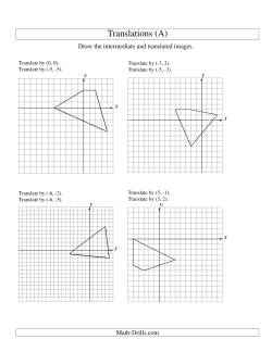 Two-Step Translation of 4 Vertices up to 6 Units