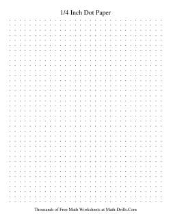 4 Dots per Inch Dot Paper (Black)