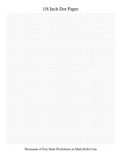 8 Dots per Inch Dot Paper (Grey)