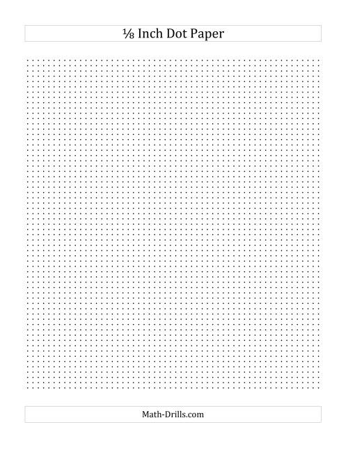 1/8 Inch Dot Paper (A)
