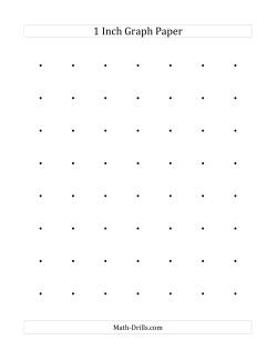 1 Inch Dot Paper