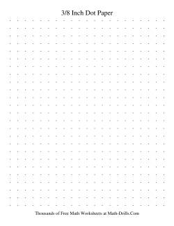 3/8 Inch Dot Paper (Black)