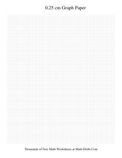 0.25 cm Metric Graph Paper (Black)