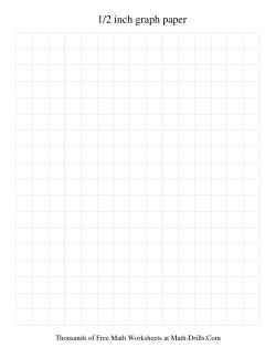 2 Units per Inch Graph Paper (Black)