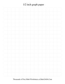 2 Units per Inch Graph Paper (Grey)