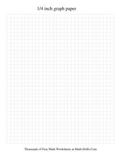 4 Units per Inch Graph Paper (Black)