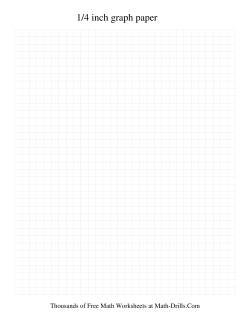 4 Units per Inch Graph Paper (Grey)