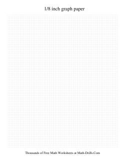 8 Units per Inch Graph Paper (Grey)