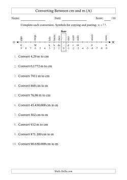 Measurement Worksheets