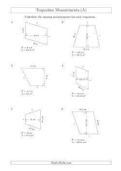 Calculating Bases and Sides of Trapeziums