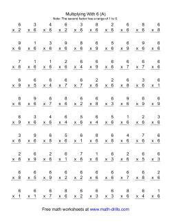 Search Multiplication Page 34 Weekly Sort