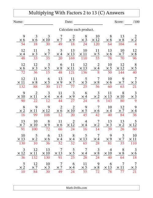 multiplication-with-factors-2-to-13-100-questions-c