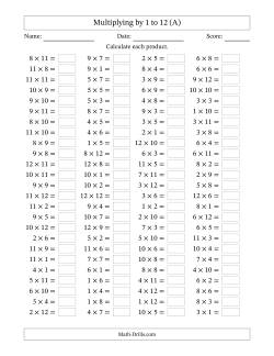 simple math facts