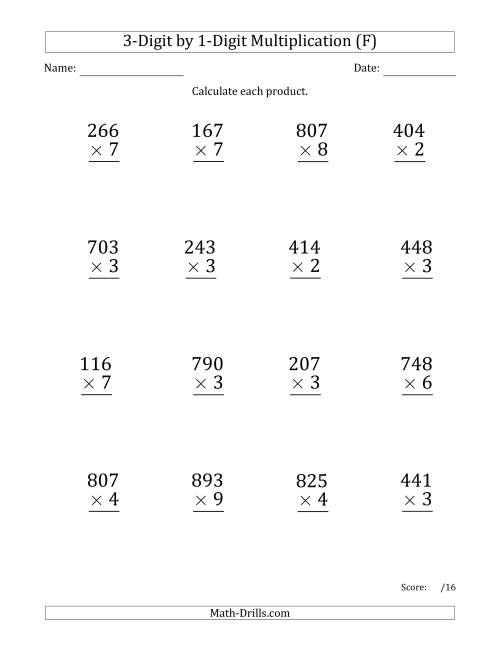 multiplying-3-digit-by-1-digit-numbers-large-print-with-space