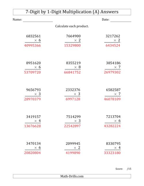 worksheet 7 number digit Digit Rcnschool Number Worksheet 7