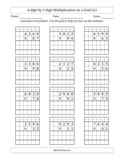 Search | Multiplication | Page 4 | Weekly Sort